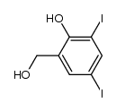 2-hydroxy-3,5-diiodo-benzyl alcohol Structure