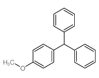 1-benzhydryl-4-methoxy-benzene Structure