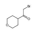 2-BROMO-1-(TETRAHYDRO-2H-PYRAN-4-YL)ETHANONE Structure