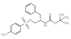 (S)-2-叔丁氧酰胺基苯丙醇对甲苯磺酸酯结构式