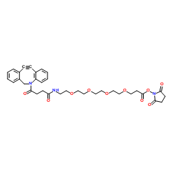 二苯基环辛炔-四聚乙二醇-活性酯结构式