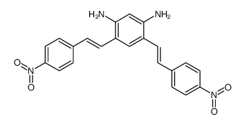 4,6-bis[2-(4-nitrophenyl)ethenyl]benzene-1,3-diamine结构式