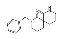 2,8-Diazaspiro[5.5]undecane-1,7-dione, 2-(phenylmethyl)- Structure
