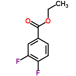 3,4-二氟苯甲酸乙酯结构式