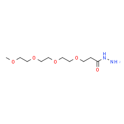 m-PEG4-hydrazide structure