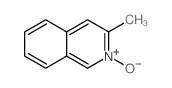Isoquinoline,3-methyl-, 2-oxide结构式