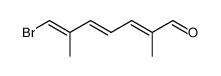 (2E,4E,6E)-7-bromo-2,6-dimethylhepta-2,4,6-trienal Structure