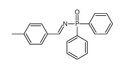 N-diphenylphosphoryl-1-(4-methylphenyl)methanimine Structure