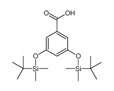 3,5-bis[[tert-butyl(dimethyl)silyl]oxy]benzoic acid结构式