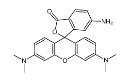 6-Aminotetramethylrhodamine Structure