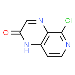 5-氯吡啶并[3,4-b]吡嗪-2(1H)-酮结构式