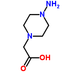 2-(4-Aminopiperazin-1-yl)acetic acid结构式
