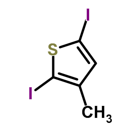 2,5-二碘-3-甲基噻吩结构式