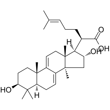 16alpha-Hydroxydehydrotrametenolic acid structure