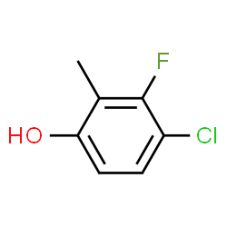 4-Chloro-3-fluoro-2-methylphenol Structure
