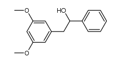 2-(3,5-dimethoxyphenyl)-1-phenylethan-1-ol结构式
