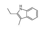 2-Ethyl-3-methyl-1H-indole结构式