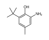 2-Amino-4-methyl-6-tert-butylphenol结构式