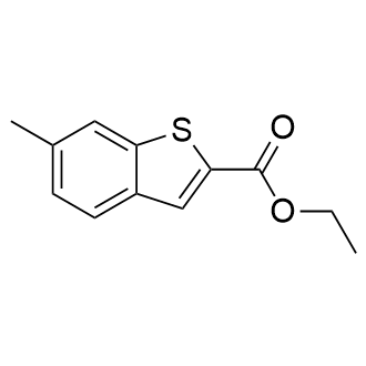 6-甲基苯并[b]噻吩-2-羧酸乙酯结构式