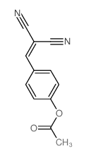 [4-(2,2-dicyanoethenyl)phenyl] acetate结构式