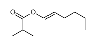 hex-1-enyl 2-methylpropanoate结构式