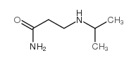 3-(异丙基氨基)丙酰胺结构式