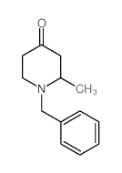 1-苄基-2-甲基-哌啶-4-酮结构式
