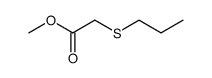 2-(丙硫基)乙酸甲酯结构式