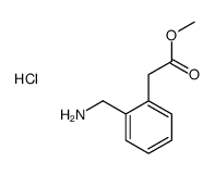METHYL 2-(2-(AMINOMETHYL)PHENYL)ACETATE HYDROCHLORIDE结构式