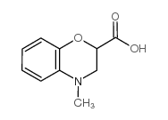 4-甲基-3,4-二氢-2H-1,4-苯并噁嗪-2-羧酸结构式