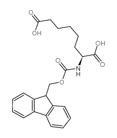 FMOC-L-2-氨基辛二酸结构式
