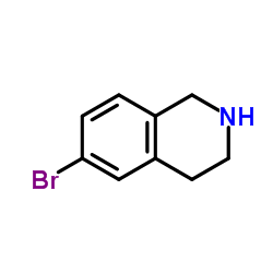 6-溴-1,2,3,4-四氢异喹啉结构式
