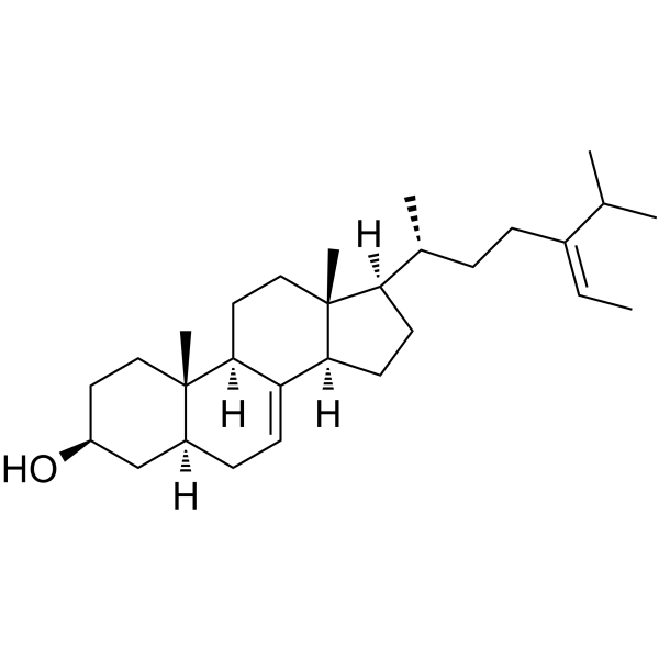 δ7-燕麦甾烯醇结构式