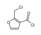 3-Furancarbonyl chloride, 2-(chloromethyl)- (9CI)结构式