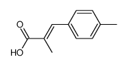 2-PROPENOIC ACID, 2-METHYL-3-(4-METHYLPHENYL)-结构式