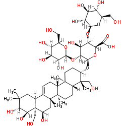 七叶树皂苷B结构式