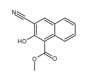 methyl 3-cyano-2-hydroxy-1-naphthoate Structure