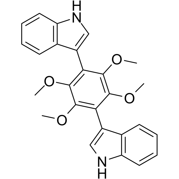 Asterriquinol D dimethyl ether结构式