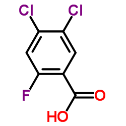 4,5-Dichloro-2-fluorobenzoic acid Structure