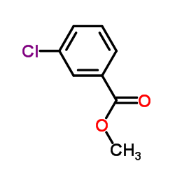 Methyl 3-chlorobenzoate structure