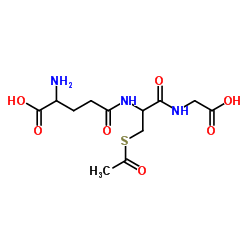 S-乙酰-L-谷胱甘肽结构式