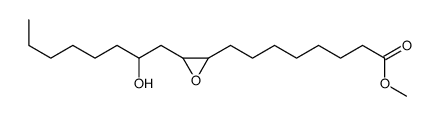 CIS-9:10-EPOXY-12-HYDROXY-STEARIC ACID METHYL ESTER structure