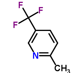 2-甲基-5-(三氟甲基)吡啶结构式
