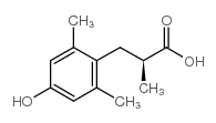 (ALPHAS)-4-羟基-ALPHA,2,6-三甲基苯丙酸结构式