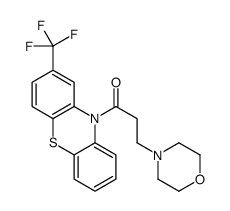 3-morpholin-4-yl-1-[2-(trifluoromethyl)phenothiazin-10-yl]propan-1-one Structure