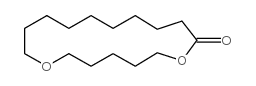 11-氧杂十六内酯结构式