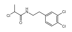 2-chloro-N-(3,4-dichlorophenethyl)propanamide Structure