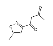 1-(5-Methylisoxazole-3-yl)butane-1,3-dione Structure