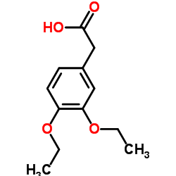 3,4-二乙氧基苯乙酸结构式