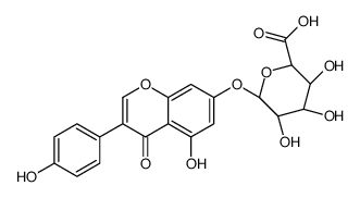 金雀异黄素7-β-D--葡糖苷酸结构式
